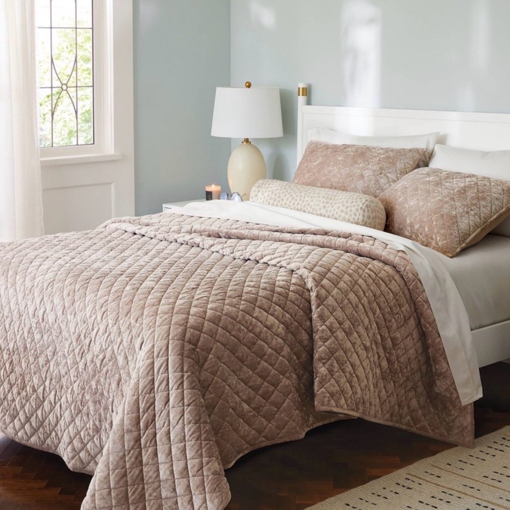 Threshold Quilted Velvet Bedding Set - Picture 8 of 8